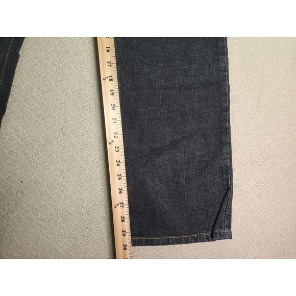 Claiborne Jeans Mens 31x30 Regular Fit Denim Charcoal Wash Pockets NWT 17 - Picture 5 of 12